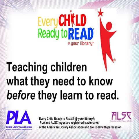 Every Child Ready to Read @ LCPL--a Brief Introduction