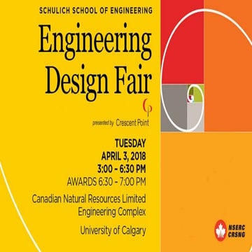 University of Calgary - Engineering Design Fair | PPTX