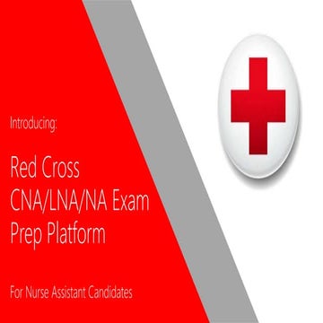Nurse Assistant Exam Prep: By Red Cross