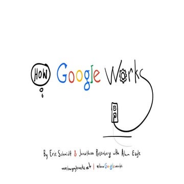 แนะนำหนังสือ How google's work คิดอย่างผู้นำ ทำอย่าง Google (เนชั่นบุ๊คส์ Nat...