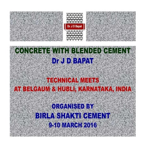 Slide show concrete_with_blended_cement