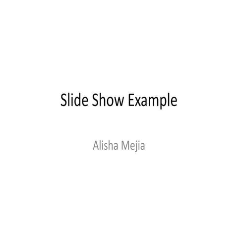 Slide share test | PPTX