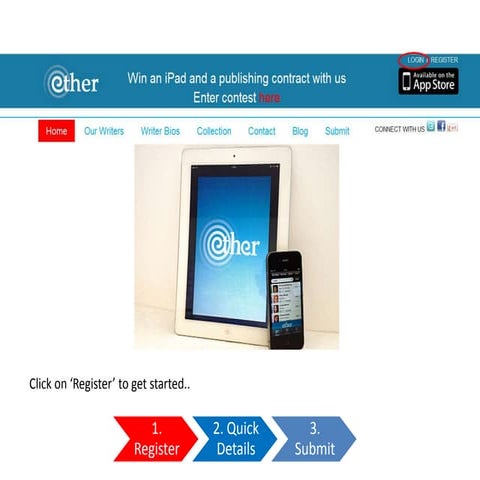 Slideshow for sub page