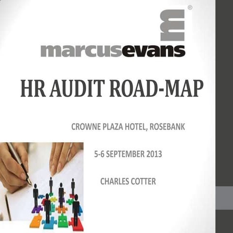 HRM Audit Road-map_5 6 September 2013