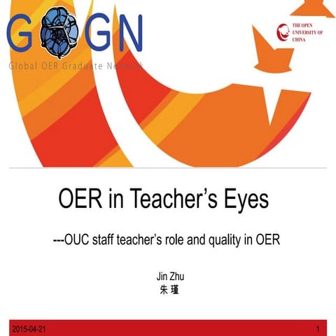 OER in Teacher’s Eyes