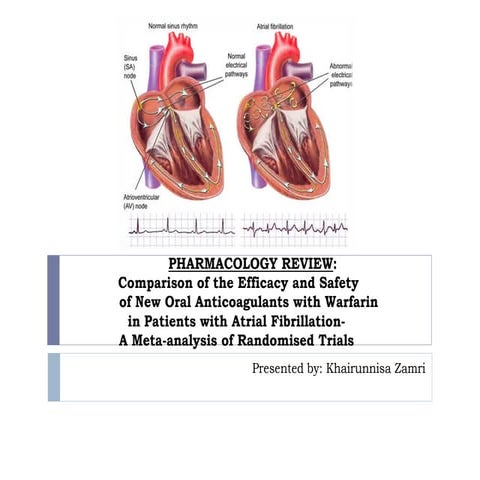 Comparison of the efficacy and safety of new oral anticoagulants with ...