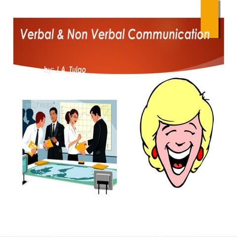 Verbal and Nonverbal Communication