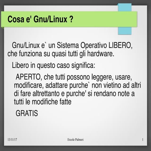 Corso formazione Linux