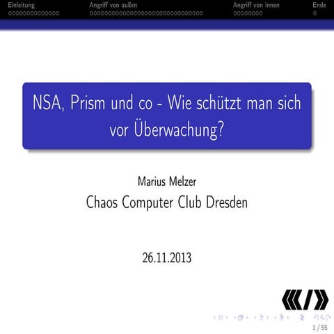 NSA, Prism und Co. – Wie schützt man sich vor Überwachung?