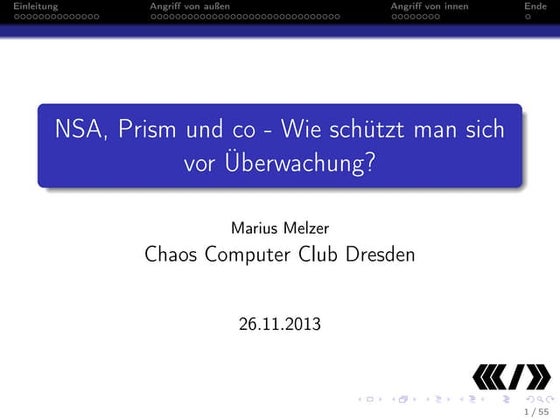 NSA, Prism und Co. – Wie schützt man sich vor Überwachung?