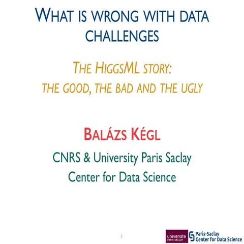 What is wrong with data challenges