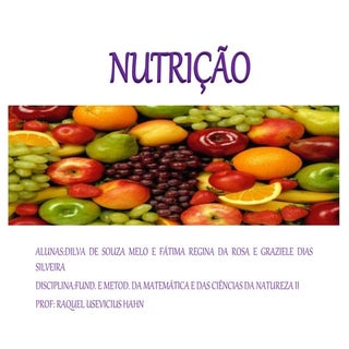 Slides nutrição