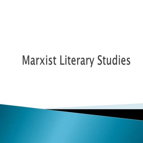 Slides of marxism 1