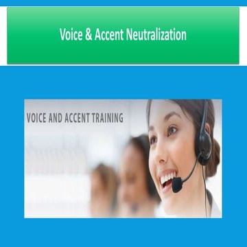 voice and Accent Neutralization 