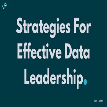 Strategies For Effective Data Leadership