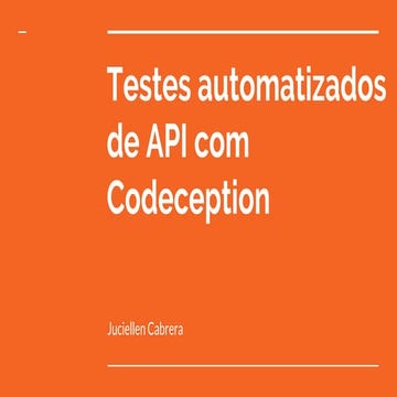 Slides palestra codeception