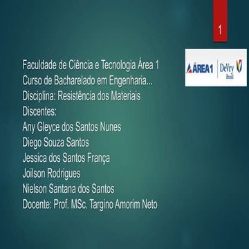 Slides para apresentação ponte de macarrao