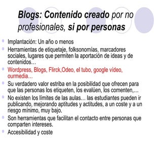 Utilidades de los blogs para educación