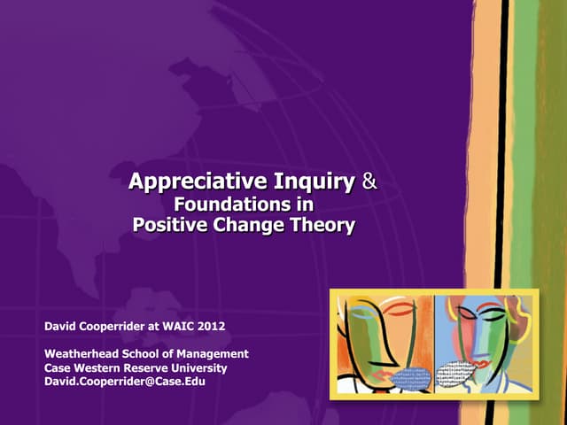 Slides David Cooperrider Pre-Conference #2012WAIC