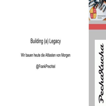 Softwerkskammer Chemnitz Special Pecha Kucha Night