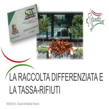 La raccolta differenziata e la tarsu
