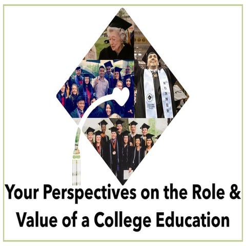 Your Perspectives on the Role & Value of a College Education