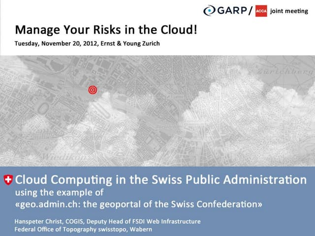 Manage Your Risks in the Cloud!