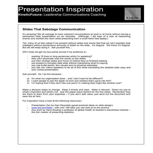 Slides That Sabotage Communication