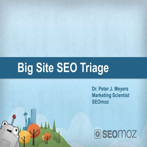 Big Site SEO Triage (BlueGlassX)