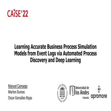 Learning Accurate Business Process Simulation Models from Event Logs via Auto...
