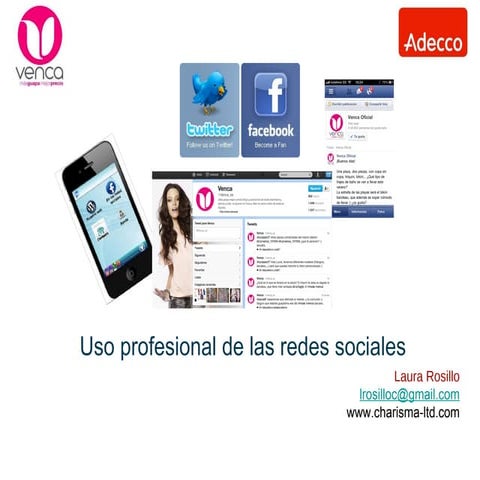 Venca Presencia en las redes sociales