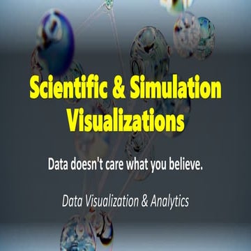 Scientific Data Visualizations - Data Doesn't Care What You Believe.