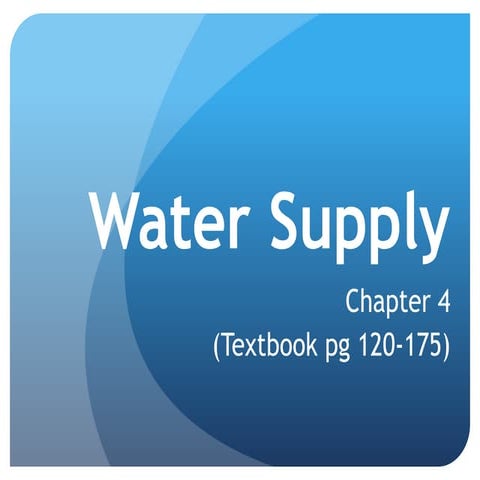 S1 GE Slides - Water