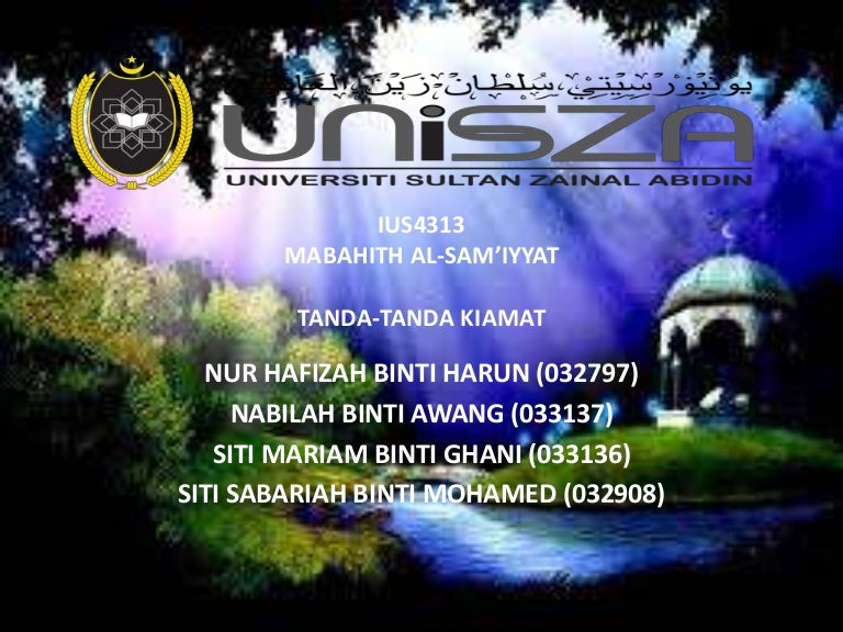 Slide Tanda Tanda Kiamat
