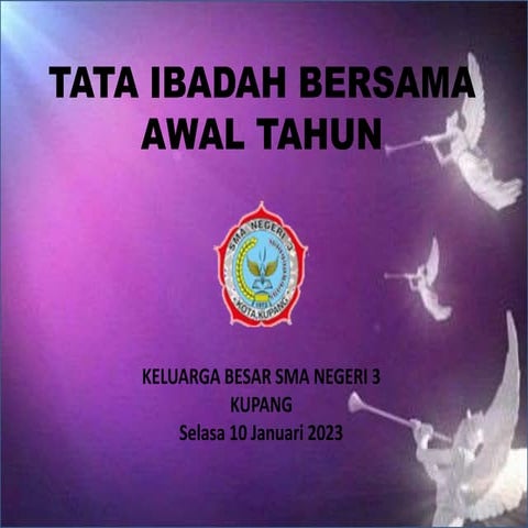 Slide Tata Ibadah Bersama Awal Tahun Pptx