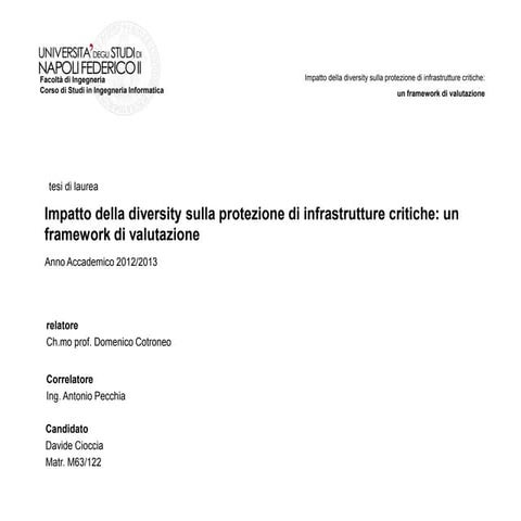 A statistical framework to evaluate the "diversity" impact against Advanced P...