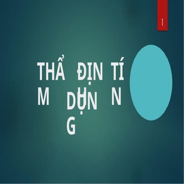 SLIDE giảng dạy THAM DINH TIN DUNG green.pptx