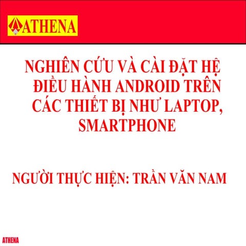 Slide thuyet trinh android