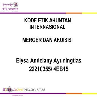 Kode Etik Akuntan Internasional