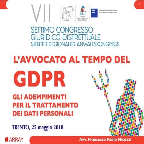 GDPR - congresso giuridico Trento