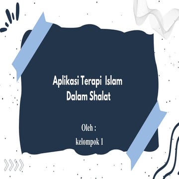 Aplikasi Terapi Islam Dalam Shalat dalam terapi Islam