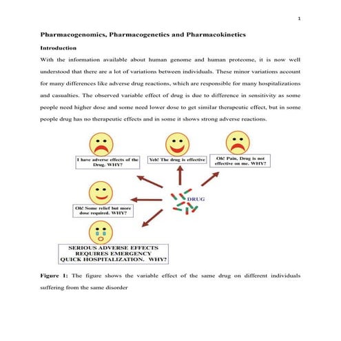 Pharmacogenomics, Pharmacogenetics and Pharmacokinetics 