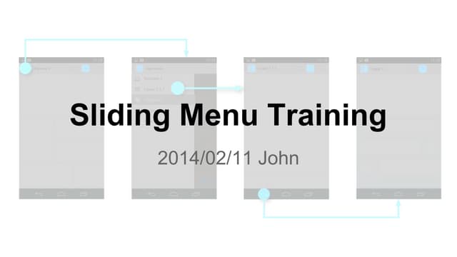 Android Training - Sliding Menu
