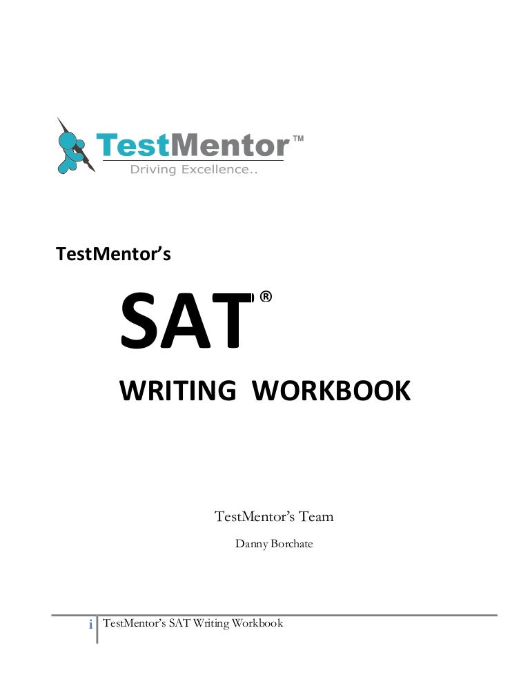 Sat Writting Book Chapter 1 Testmentors - 