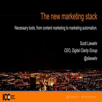 The New Marketing Stack: Necessary tools from content marketing to marketing ...