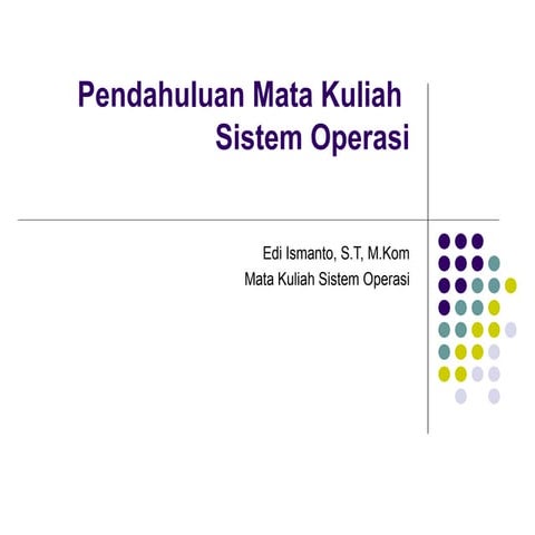 Introduction Operating System