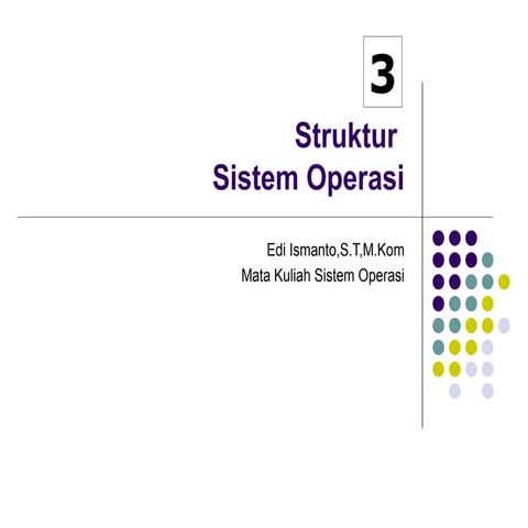 Struktur Sistem Operasi