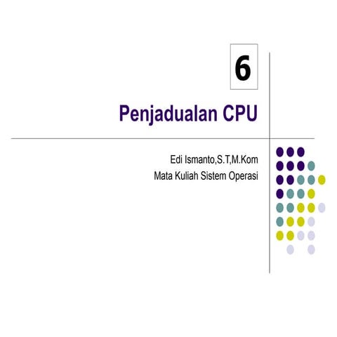 Penjadualan CPU