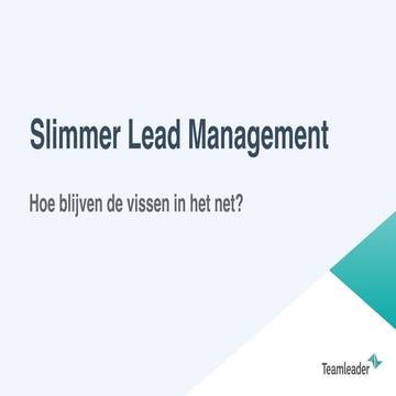 Businessday 18 okt - Teamleader 