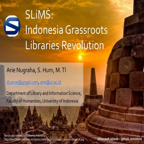 SLiMS Grassroot Library Automation System
